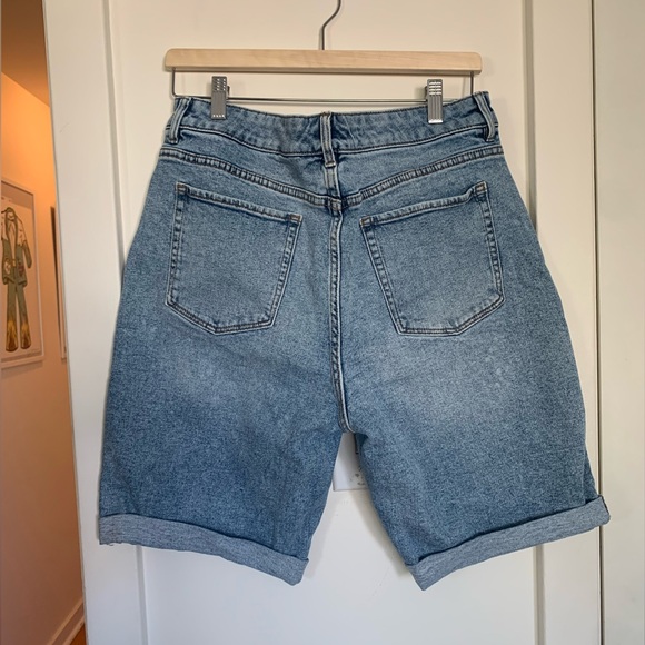 High Rise Cuffed Jean Shorts - Picture 2 of 5